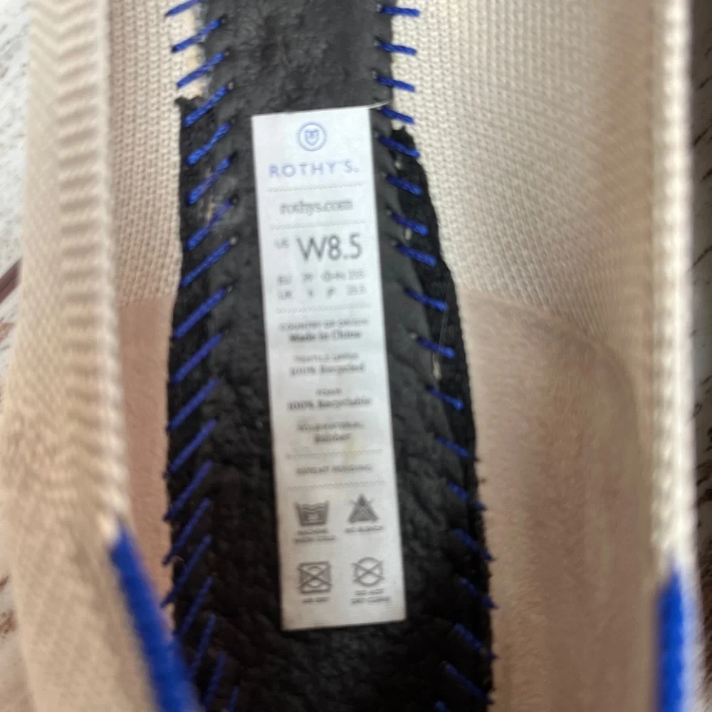 Rothy’s The Point Flax Birdseye Knit Flats - Size 8.5 - Picture 4 of 16